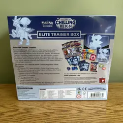 Pokemon TCG Sword & Shield - Chilling Reign ETB Elite Trainer Box - NEW SEALED 820650808630 - Image 3