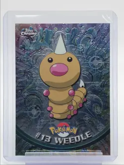 #13 WEEDLE 1999 TOPPS CHROME POKEMON TV BUG Q2371 - Image 1