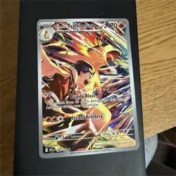 Pokemon Ethan's Typhlosion Illustration Rare Sv10 Destined Rivals Holo 170 HP 1. - Image 1