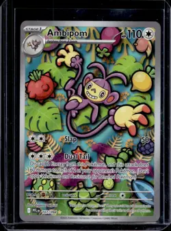 2025 Pokemon Phantasmal Flames Ambipom Illustration Rare #107/094 - Image 1