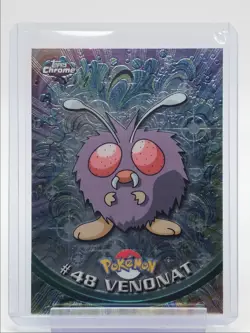 #48 VENONAT 1999 TOPPS CHROME POKEMON TV BUG Q2371 - Image 1