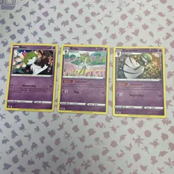 Evolution Lot Ralts, Kirlia, Gardevoir pokemon cards From Build N Battle Deck - Image 1