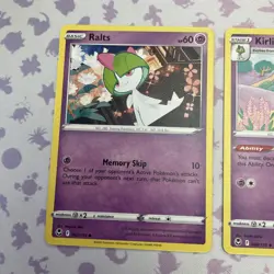 Evolution Lot Ralts, Kirlia, Gardevoir pokemon cards From Build N Battle Deck - Image 2