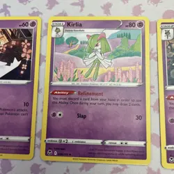 Evolution Lot Ralts, Kirlia, Gardevoir pokemon cards From Build N Battle Deck - Image 3