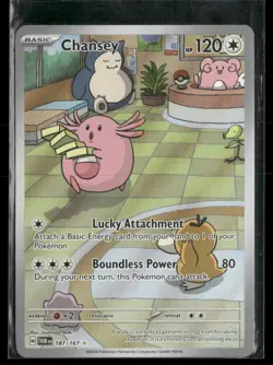 2024 Pokemon Twilight Masquerade Chansey Illustration Rare Holo #187 - Image 1