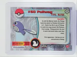 #60 POLIWAG 1999 TOPPS CHROME POKEMON TV WATER Q2371 - Image 2