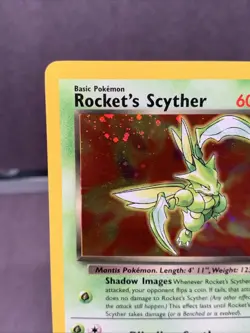 Pokemon TCG Rocket's Scyther 13/132 Gym Heroes Holo Rare 2000 VTG WOTC NM - Image 2
