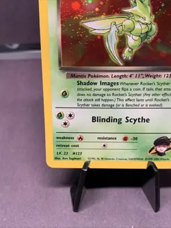 Pokemon TCG Rocket's Scyther 13/132 Gym Heroes Holo Rare 2000 VTG WOTC NM - Image 5