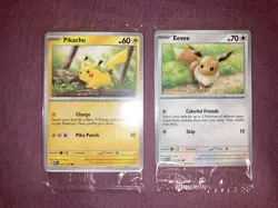 Pokemon Together Pikachu & Eevee Promos Sealed NM - Image 3