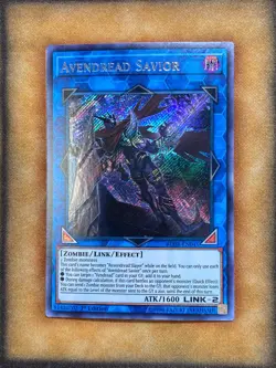 Yugioh Avendread Savior BLHR-EN045 Secret Rare 1st Ed LP - Image 1