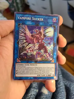 Yugioh Vampire Sucker FLOD-EN050 Secret Rare - Image 1