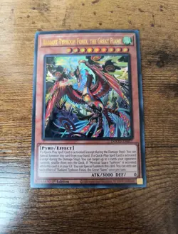 Radiant Typhoon Fonix, the Great Flame DOOD-EN017 1st Edition Ultra Rare Yugioh - Image 1