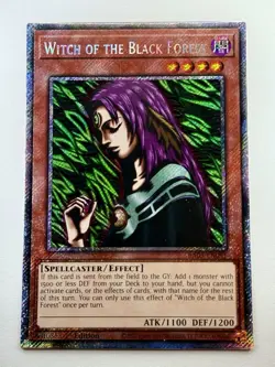 Yugioh Witch Of the Black Forest RA03-EN091 1ST Platinum Secret (NM) - Image 1
