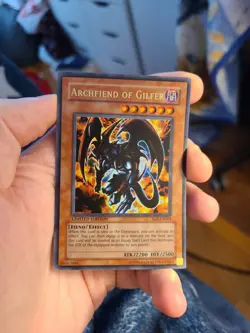 Yugioh Archfiend of Gilfer JMP-EN003 Limited Ultra Rare - Image 1