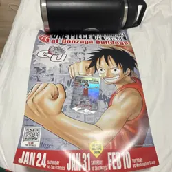 Bandai Namco One Piece CCG Monkey.D.Luffy Holo Promo US Voyage Basketball - Image 3