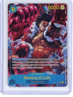 MONKEY D LUFFY - One Piece TCG OP11-118 - AA Alt Art Secret Rare SEC - Image 1