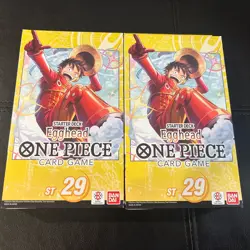 ONE PIECE TCG: EGGHEAD ENGLISH STARTER DECK ST-29 SEALED NEW LOT OF 2 - Image 1