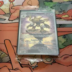 Pokemon TCG: Alakazam MEP 009 Pokemon Center Stamped Black Star Promo SEALED - Image 3