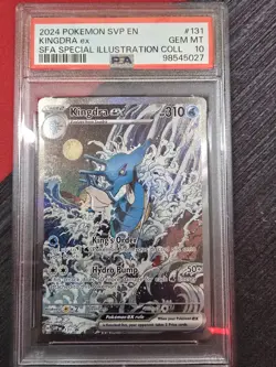 2024 Pokemon SVP en Kingdra EX SFA Special Illustration Coll #131 PSA 10 Gem MT - Image 1