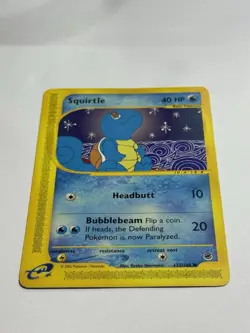 Pokemon Squirtle TCG Expedition Base Set Card 132/165 - Image 2