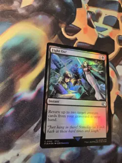 Fight On! - Foil - Final Fantasy #0100 MTG Magic The Gathering Holo Card - Image 3