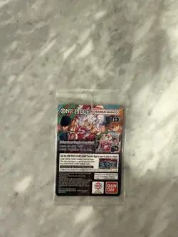SEALED One Piece Monkey D. Luffy College Basketball US Voyage Promo Card - Image 3