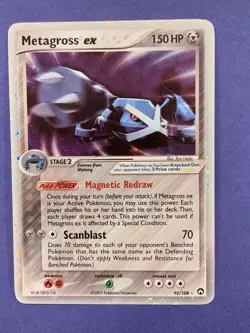 Metagross EX Holo Card 95/108 Pokemon TCG Power Keepers Lightly Played - Image 1