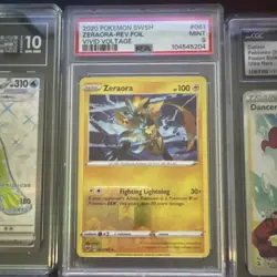 Pokemon Graded Card Lot Jigglypuff Carvanha Dancer Zeraora Kecleon Holo Foil Ul… - Image 5