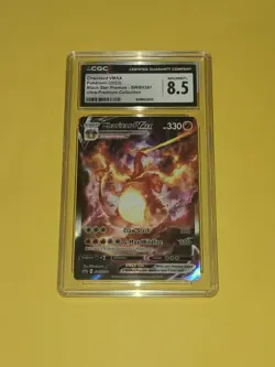 CGC 8.5 Charizard VMAX Black Star Promo SWSH261 UPC Pokemon Card TCG - Image 2