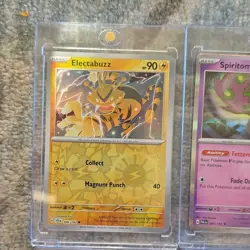 Pokemon TCG Card Lot 12 Holo Electabuzz Spiritomb Chansey Wooloo Raging Bolt - Image 5
