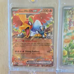 Pokemon TCG Card Lot 8 Foil EX SR Ho-Oh Blastoise Persian Lechonk Gimmighoul - Image 2