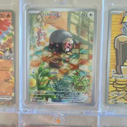 Pokemon TCG Card Lot 8 Foil EX SR Ho-Oh Blastoise Persian Lechonk Gimmighoul - Image 3