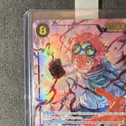 Bandai One Piece Card Game Koby OP11-119 SEC A Fist of Divine Speed Alt Art Holo - Image 3