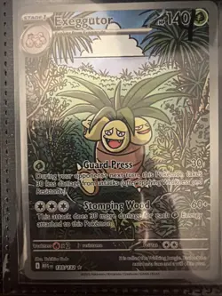 Pokemon TCG Exeggutor 135/132 Mega Evolution English Illustration Card - Image 1