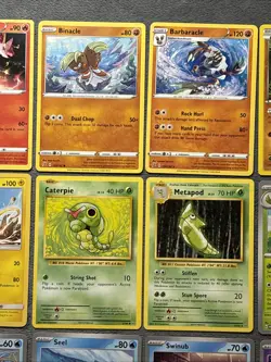 Pokemon Cards Lot Fennekin Rare Barbaracle Butterfree Caterpie Team Rocket Muk + - Image 3