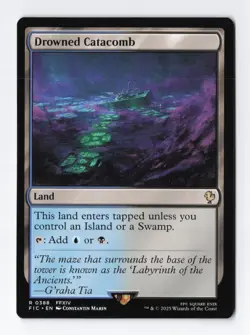 Drowned Catacomb Normal R Final Fantasy MTG Magic the Gathering Card NM - Image 1