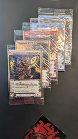 Chaotic Fire And Stone 3 Card Promo Lot Of 30x Sealed Packs - Image 3