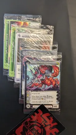 Chaotic Fire And Stone 3 Card Promo Lot Of 30x Sealed Packs - Image 4