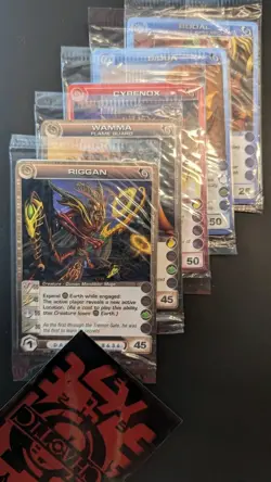 Chaotic Fire And Stone 3 Card Promo Lot Of 30x Sealed Packs - Image 5