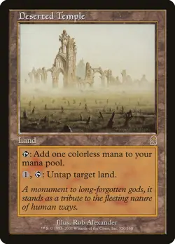 MTG Deserted Temple ** Odyssey ** English (LP) - Image 1