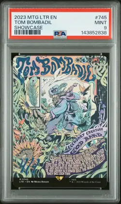 2023 MTG THE LORD OF THE RINGS: TALES OF MIDDLE-EARTH SC #745 TOM BOMBADIL PSA 9 - Image 1