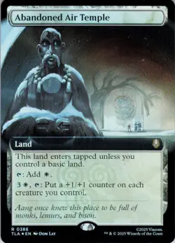 MTG Abandoned Air Temple (Extended) (386) | NM Foil | Avatar {TLA} - Image 2