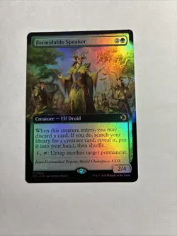Formidable Speaker (Extended Art) - Lorwyn Eclipsed Foil MTG Plus 2 Bonus Rares! - Image 1