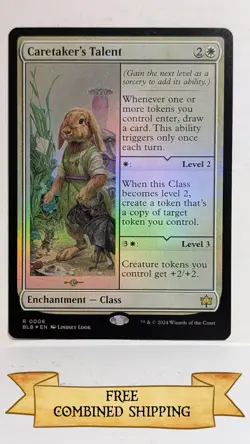 Caretaker's Talent Bloomburrow Foil - Image 1