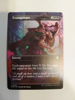 Exsanguinate (Borderless) Commander Masters Regular - Image 1