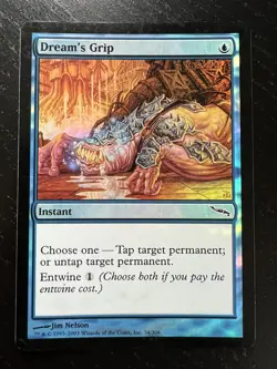 MTG FOIL - Dream's Grip - Mirrodin 34/306 - Near Mint - Image 1