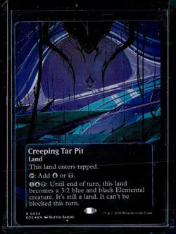 Creeping Tar Pit - 54 - Foil - EOS - NM - MTG Magic the Gathering - Image 1