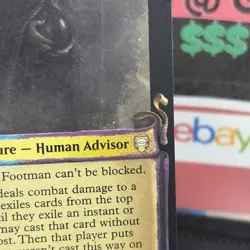 Grima Saruman's Footman 0464 Showcase Scrolls Lord of the Rings LP MTG COMMADER - Image 5