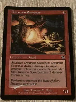 Dwarven Scorcher Foil Judgement - Near Mint - Image 1