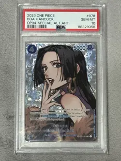 Boa Hancock English (SP) OP01-078 Kingdoms of Intrigue PSA 10 - Image 1